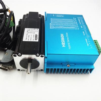 China Automatic Product 3Nm 3 Axis CNC Stepper Motor Kits DSP Closed Loop NEMA23 Stepper Motor Drive Kit + Power Supply CNC Mill for sale