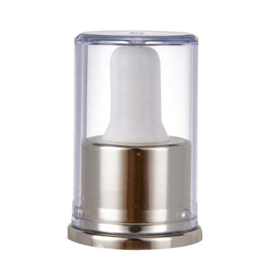 China Non Spill China High Quality Luxury Cosmetic Pump Cream Pump 24/410 Glass Dropper Pipette Smooth Aluminum Cap for sale