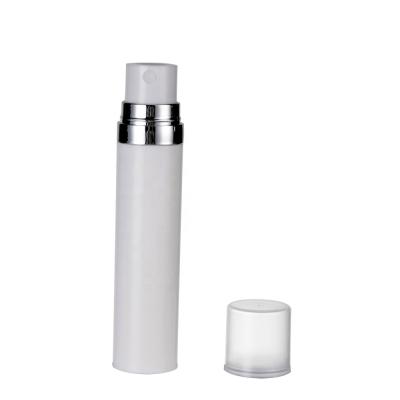 China Whosale Cosmetic Empty 10ml 15ml 25ML Plastic Airless Pump Bottles Matte Frosted Finish White Airless Bottle Cosmetic Packaging for sale