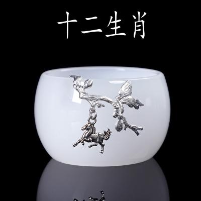 China CLASSIC Kung Fu Tea Cup Master Small Chandelier Tea Cup Zodiac Tea Cup Personal Tea Cup for sale