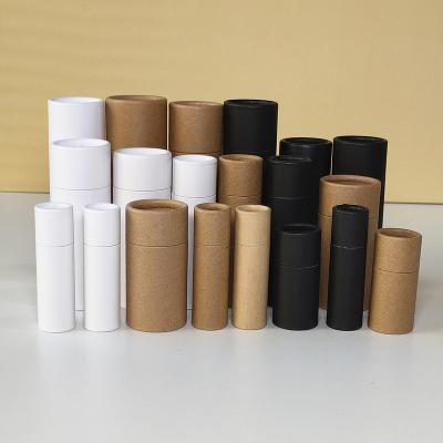 China Recycled Biodegradable Packaging Materials Kraft Paper Cardboard Tube For Lip Balm Decorative Cardboard Tube for sale