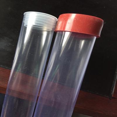 China Recyclable Customize Clear Plastic Cookie Packaging And Plastic Cylinder Tube Packaging Container for sale