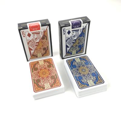 China 2Sets/Lot Paper Paper Playing Cards Waterproof Poker Cards Poker Board Games 2.28*3.46 Inch for sale