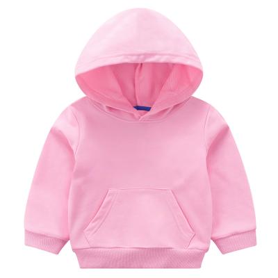 China Custom Baby Boy Girls Hoodies Long Sleeve Cotton Kids Hoodie Anti Shrink Pullover Plain Sweatshirt for sale