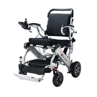 China Homecare Outdoor Hospital Unech Foldable Brushless Motor With Lithium Battery Aluminum Alloy Frame Power Wheelchair N5513A for sale