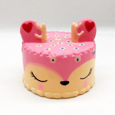 China Fashionable PU Toy New Product Unicorn Cake Toy Squishy Slow Rising Scented Scented Ball for sale