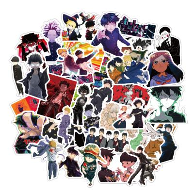 China Waterproof+Eco-friendly 50pcs/pack Water Bottle Anime Crowd Stickers Laptop Water Bottle Psycho Skate Stickers for sale