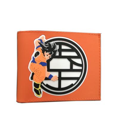 China Hot Selling Waterproof Anime Wallets Pinch Multicolor PVC Anime Leather Wallet for sale