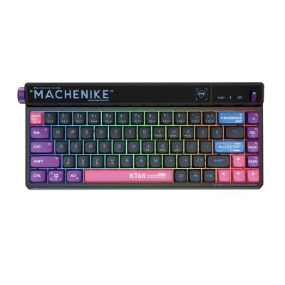 China Play Games High quality Machenike KT68 keyboard future Gaming Mechanical Wired 68Keys 50 million times Gaming Wired Keyboard for sale