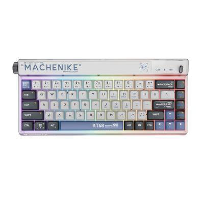 China Play Games Machenike KT68 keyboard zero sense future Gaming Mechanical Wired 68Keys 50 million times Gaming Wired Keyboard for sale