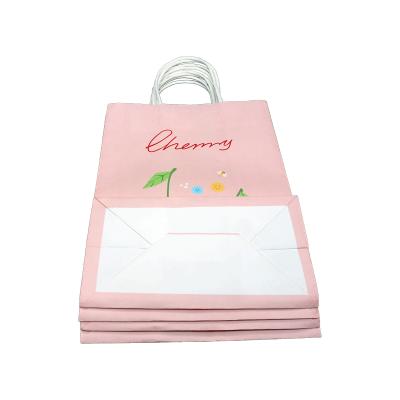 China Recycled Materials Low Price Package Stand Up Custom Ziplock With Logo Printed Gift Bags Paper Bag for sale