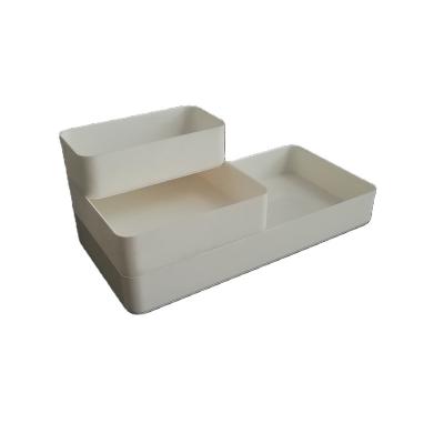 China Sustainable High Quality ABS Plastic With Soft Liner Rectangular Mini Cookie Snack Plastic Trays for sale