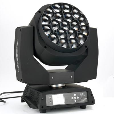 China Club Disco DJ Bar Stage Ligh Moving Eye LED 19*15w RGBW Bee Beam Zoom Wash Stage Effect Light Head Amazing for sale