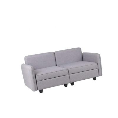 China Chesterfield SOFA 2+3 seater sofa Full Seater Gray Fabric modular sofa fabric sofa bed for sale