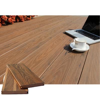 China EUROPEAN 25 Years Anti-UV Warranty 3D WPC Solid Deck for sale