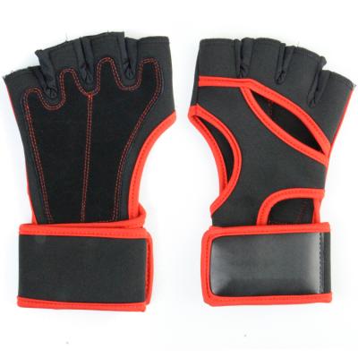 China Best Custom Anti-Slip Workout Cross Training Weightlifting Gym Gloves Powerlifting Weightlifting Gloves for sale