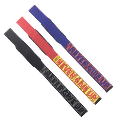 China Sports Protective Wholesale Silicone Slip Training Powerlifting Weightlifting Strap For Women Equip Heavy Duty Wrist Straps for sale