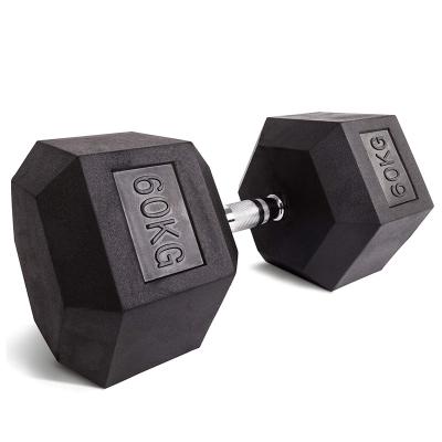 China Custom Logo Gym Equipment Fitness Dumbbell Comfortable Custom Set 1kg 5kg Man Women Gym Cast Iron Hex Dumbbell for sale