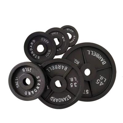 China Custom Cheap Weight Lfiting Gym Weight Lifting 10kg Weight Plates Set Barbell 45 Pound Weight Plate Cast Iron for sale