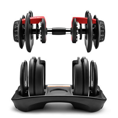 China Universal Wholesale Custom Logo Gym Equipment Adjustable Dumbbell Set for sale