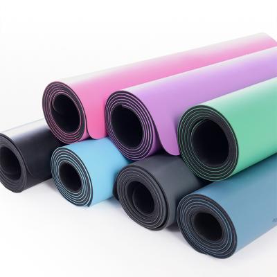 China Large Yoga Mat 5MM Printing Durable Thick Foldable Custom Fitness Eco-friendly PU Yoga Mat Wholesale Exercise Mat for sale