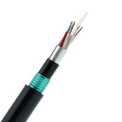 China Color Can Be Customized Dual Jacket Single Mode 8 Core Fiber Optic Cable GYFTZS53-4B1 for sale