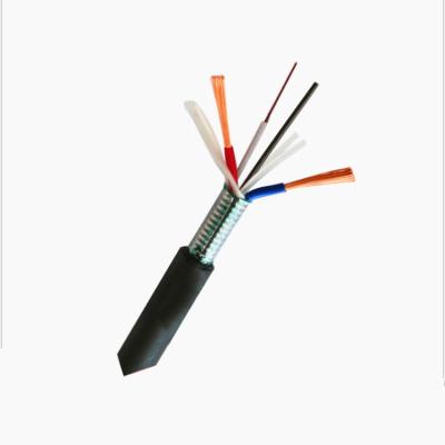 China Good quality hot selling single mode supplies electric wire photoelectric composite cable GYTS-4B1+2*1.5 for sale