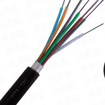 China Single Mode 24 Core Customizable Manufacturers Outdoor Fiber Optic Cables GYTS/GYTA 4B1 for sale