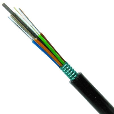 China High Quality Outdoor 12 Core Wooden Drum Single Mode Fiber Optic Cable GYTS/GYTA 4B1 for sale