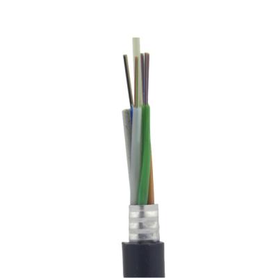 China Factory Wholesale 24 Core Armored Singlemode Fiber Optic Cable GYFTA-4B1 for sale