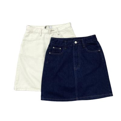 China Casual Denim Shorts High Waist A Line Denim Skirt Women's Jeans Plus Size Denim Skirt For Women for sale