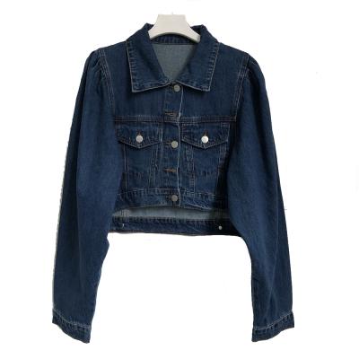 China 2021 spring, autumn and summer new denim jackets all-match breathable loose cropped female trend for sale