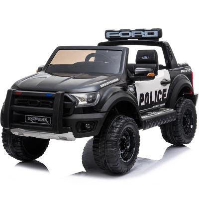 China Ride On Toy Kids Ride On Toy Police Car F150 Range Licensed Big Pick Electric Truck For Kids With Remote Control for sale