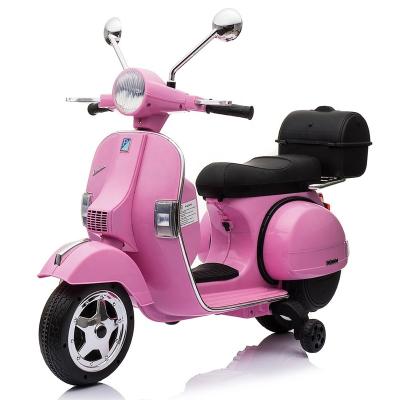 China Ride On Rechargeable Toy Kids Motorcycle Toy Cars For Kids Newest Ride On Car Vespa PX150 for sale