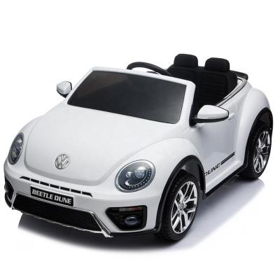 China Ride On Toy 12v Kids Electric Battery Car VW BEETLE License Baby Ride On Car With Remote Control for sale