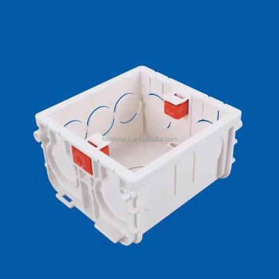 China Durable Electrical PVC Junction Box 86X86MM Wall Mount PVC Switch Wiring Wiring Wall Box For Wall Switch PVC Junction Box Junction Box for sale