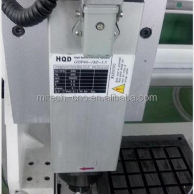 China 3.5kw HQD Hotels Air Cooling Spindle for sale