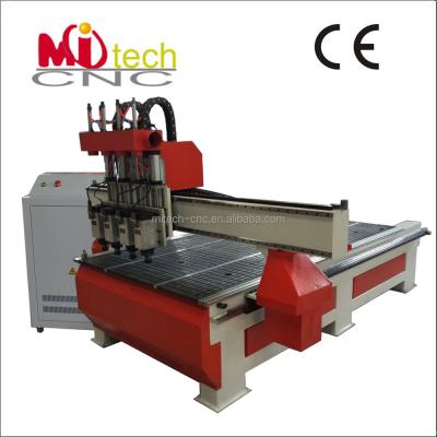 China Hot sale! ! ! MITECH1325-3S cnc mach3 three process automatic tool change for sale