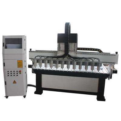 China Acrylic PVC Wood Engraving Cutting Multi Head 3D CNC Carving Wood CNC Machine For Sale for sale