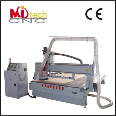 China Furniture Joinery Door Window Engraver Woodworking Machine ATC CNC Router CNC Woodworking Machinery MITECH-1836 for sale