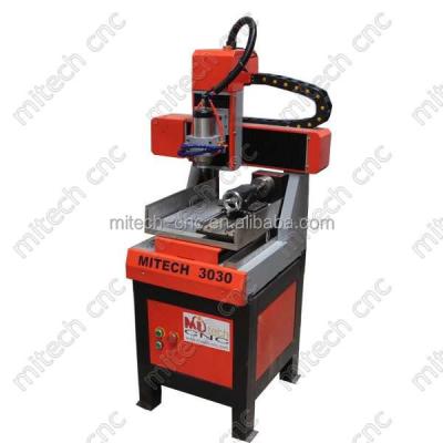 China Metal Engraving Machine 4 Axis MITECH CNC Router 3030 Mini CNC Router MITECH-3030 for sale