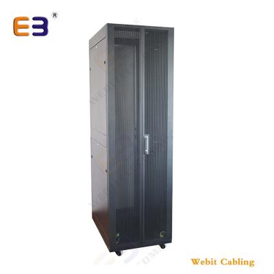 China SPCC Cold Rolled Steel Telecom Rack 19 Inch+1300kgs Loading+steel Material+ Telecom Floor Cabinet for sale