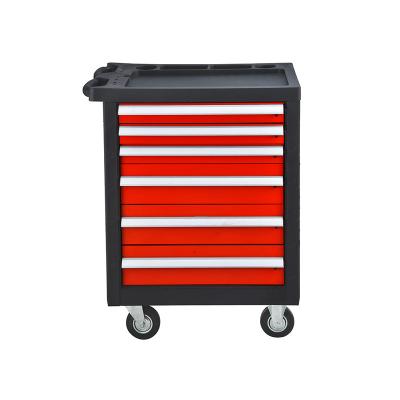 China Workshops Store Tools 2020 Best Selling 7 Pullers Cheap Tool Trolley Cabinet With Side Door In Europe Market for sale