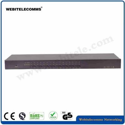 China 16 Ports VGA KVM Switch IP Network Kvm Rack Mounted Switch WB-AI9116D for sale