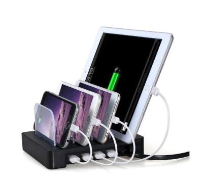 China School Classroom Multi Port USB Charging Station Mobile Phone 4 Port Deskptop Charging Station for sale