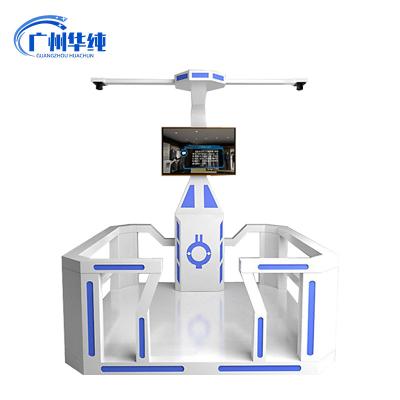 China Fiberglass Vr Game Simulator Virtual Reality Money Making Machine 9D Arcade Vr Game Platform Walking Space Simulator for sale