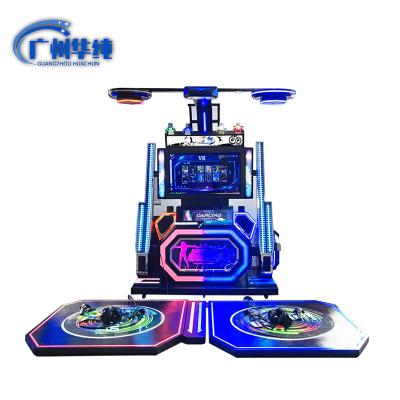 China Fiberglass Amusement Park Virtual Reality Simulator VR Dancing Game Machine For Fundraising Making Devices In Shopping Malls for sale