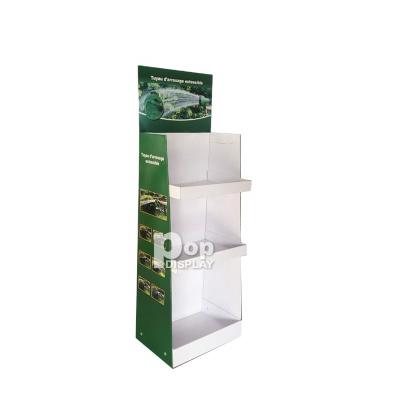 China Customized High quality cardboard candy display super market POS retail display stand shopping mall chocolate advertising floor display for sale