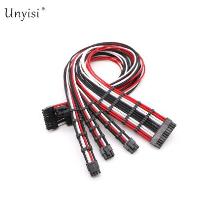 China Hot Selling CPU 8Pin, 8Pin GPU PC Computer Computer ATX 24Pin Kit GPU 6 Pin Modular Power Suppy Cable for Corsair. for sale