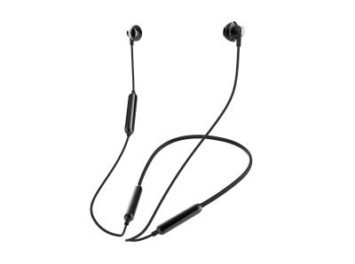 China Hot neckband bluetooth wireless earphones,long playing time stereo sound bluetooth earphones with metal housing for sale